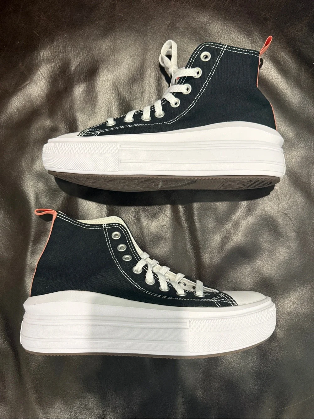 Converse Chuck Taylor Move Platform (GS) Size 7Y Black Pink Salt 271716C New